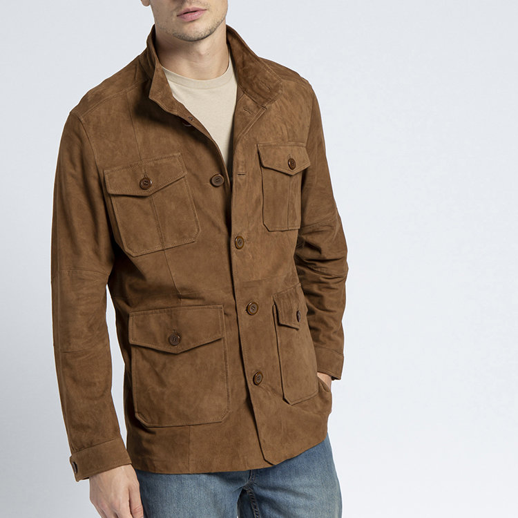 giorgio&mario/giorgio&mario 19年秋冬 百搭 男性 棕色 男士夹克