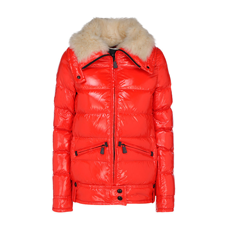moncler/蒙克莱 20年秋冬 百搭 女性 logo 红色 女士羽绒服 1a