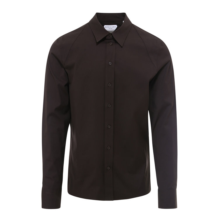 bottega veneta/葆蝶家 20年秋冬 百搭 男性 棕色 男士长袖衬衫