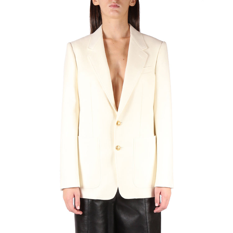 celine/赛琳 20年秋冬 百搭 女性 米白色 女士西服 2v924192h 01ow
