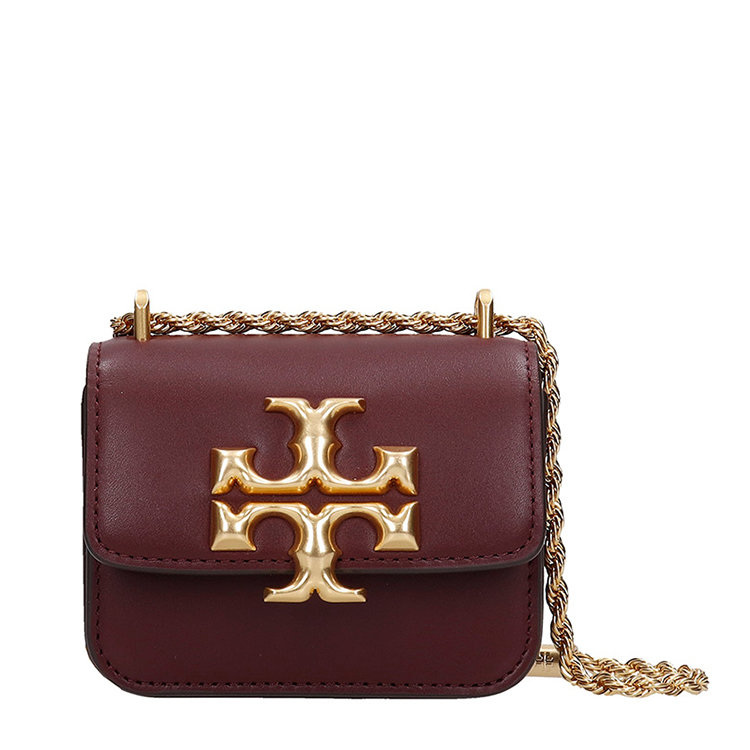 tory burch/汤丽柏琦 20年秋冬 时尚百搭 女性 logo 棕色 斜挎包