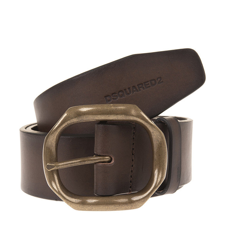 dsquared2/d二次方 20年秋冬 百搭 男性 棕色 腰带