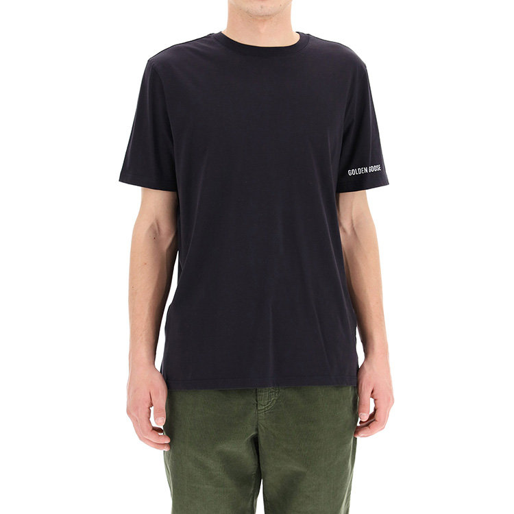 goose deluxe brand 20年秋冬 时尚百搭 男性 黑色 男士短袖t恤 gmp