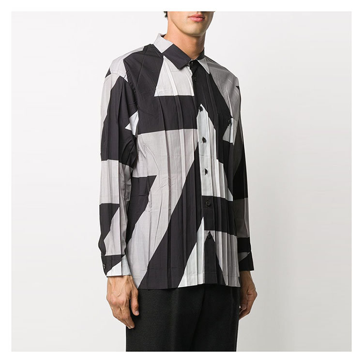 issey miyake/三宅一生 20年秋冬 时尚百搭 男性 混色 男士长袖衬衫