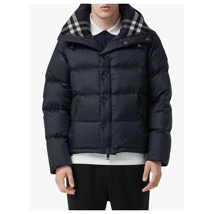 burberry/博柏利 21年春夏 百搭 男性 深蓝色 男士羽绒服 8018732
