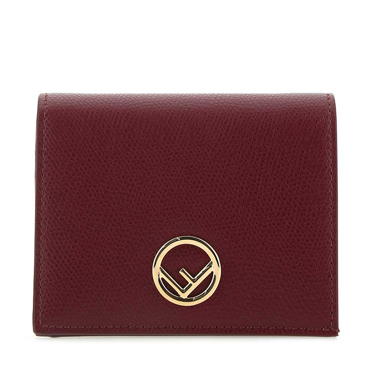 fendi/芬迪 19年秋冬 百搭 女性 酒红色 卡片夹 8m0420a18b f14mk