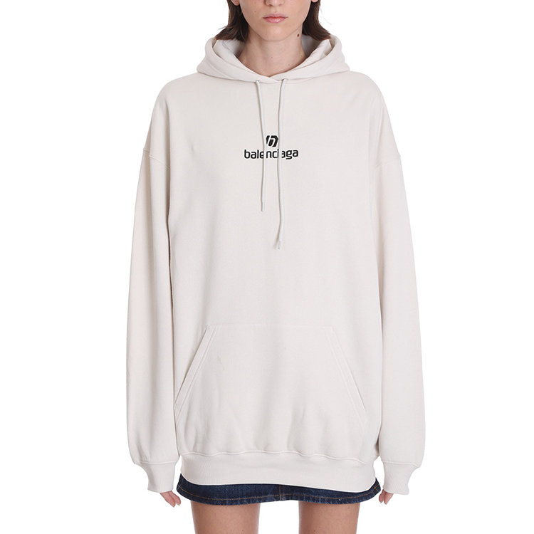 balenciaga/巴黎世家 20年秋冬 百搭 女性 白色 女卫衣 57835tjve1