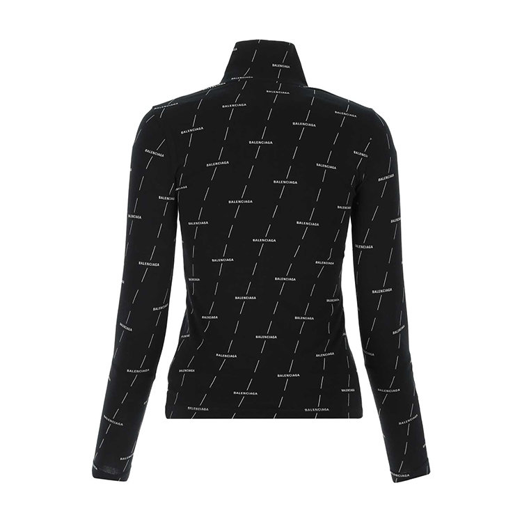 balenciaga/巴黎世家 21年春夏 百搭 女性 黑/白 女士长袖t恤 641566t