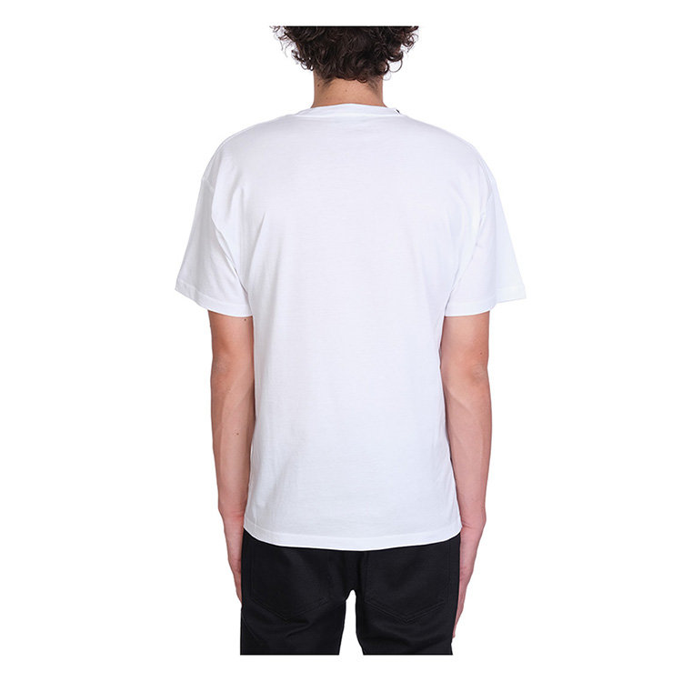 raf simons/raf simons 20年秋冬 百搭 男性 白色 男士短袖t恤