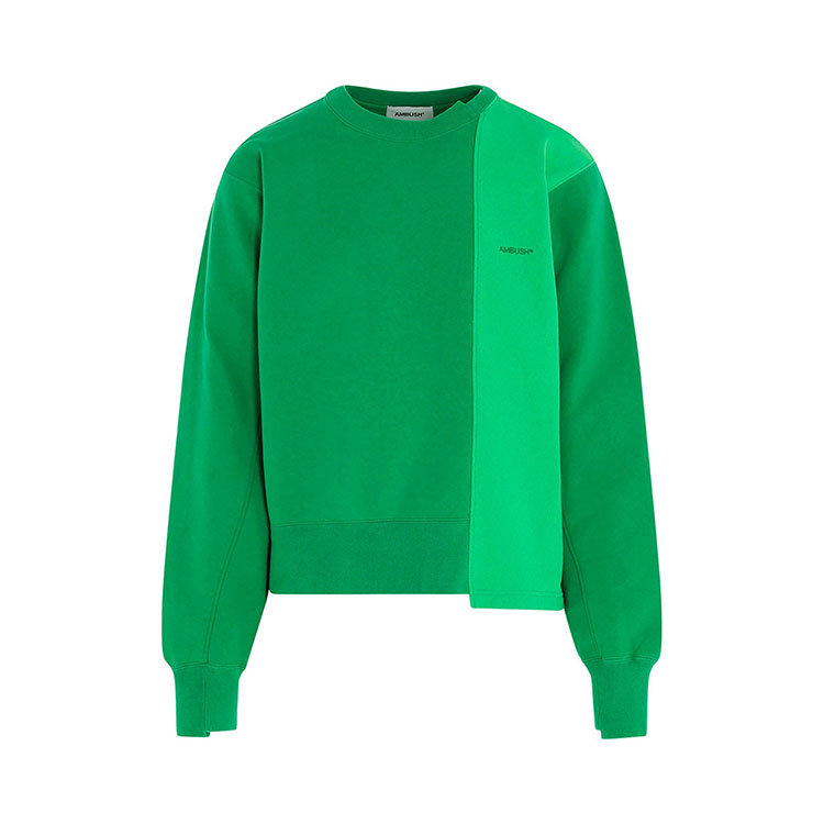 ambush/ambush 20年秋冬 百搭 男性 绿色 男卫衣 bmba003f20fab