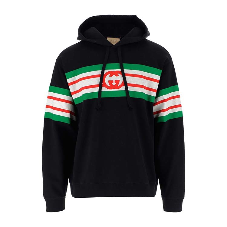 gucci/古驰 21年春夏 时尚百搭 男性 黑色 男卫衣 646953xjdah_1082