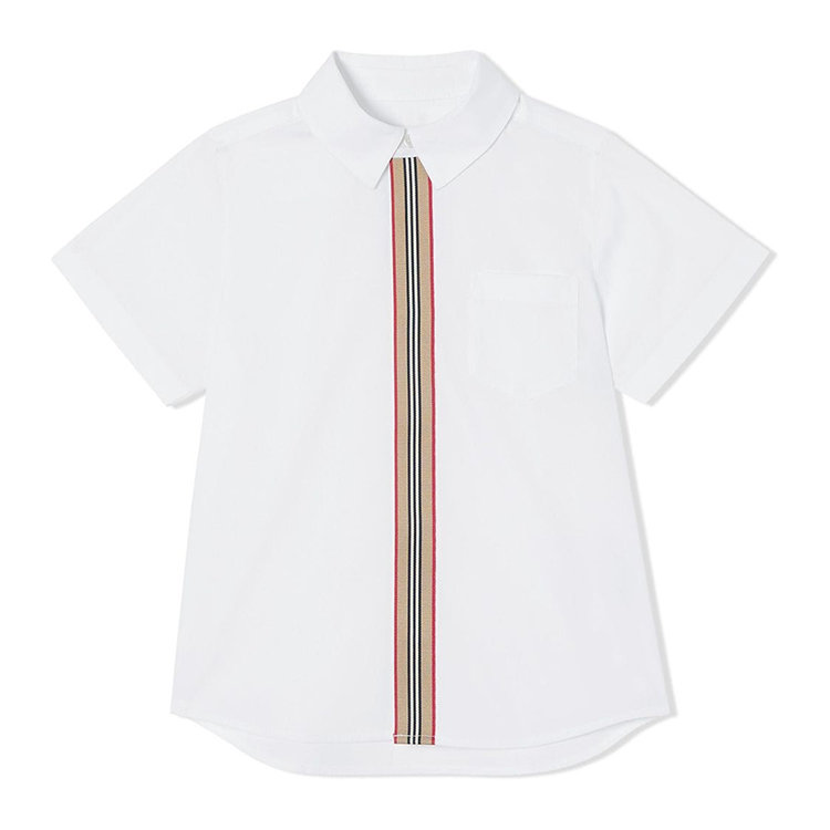 burberry/博柏利 21年春夏 百搭 男童 白色 儿童衬衫 8030467a1464