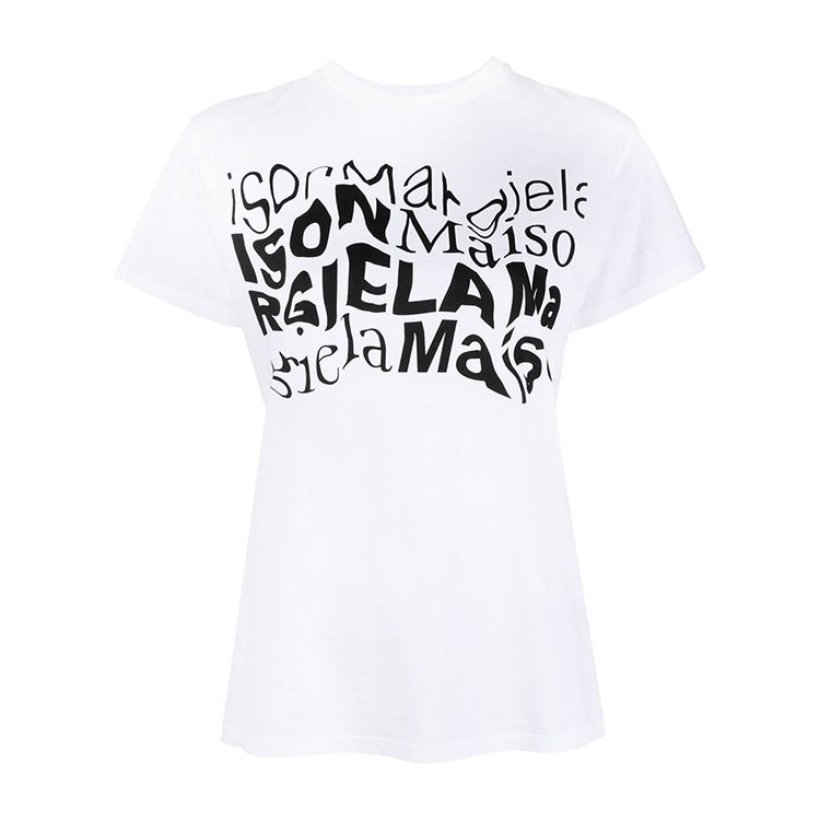 maison margiela/maison margiela 21年春夏 logo 女性 白色 女士短袖