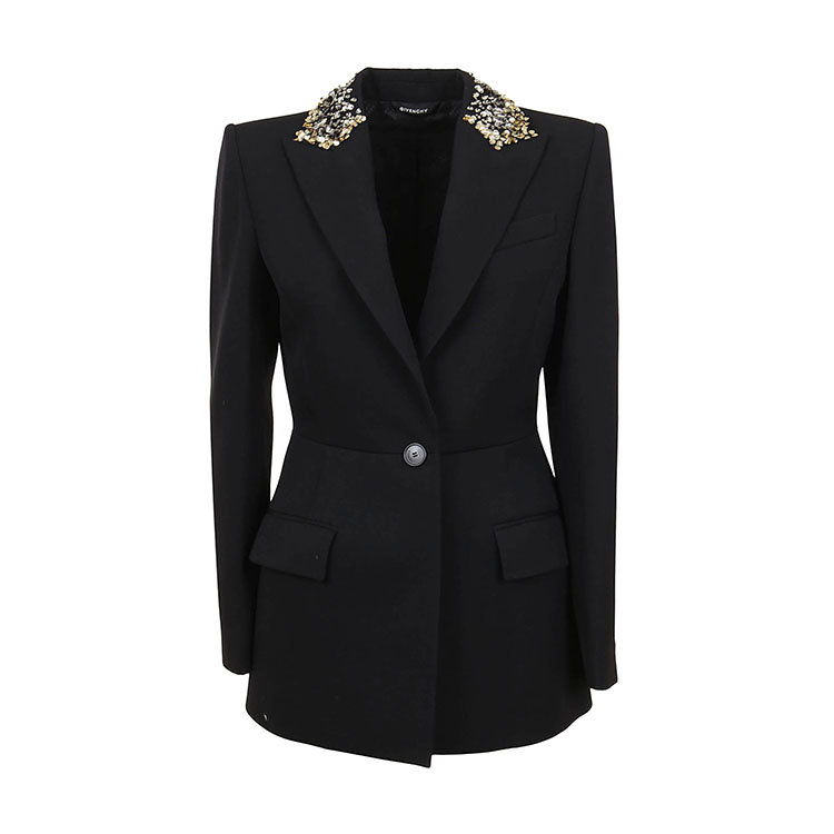 givenchy/纪梵希 21年春夏 女士服装 女装 女性 黑色 女士西服 bw30b9