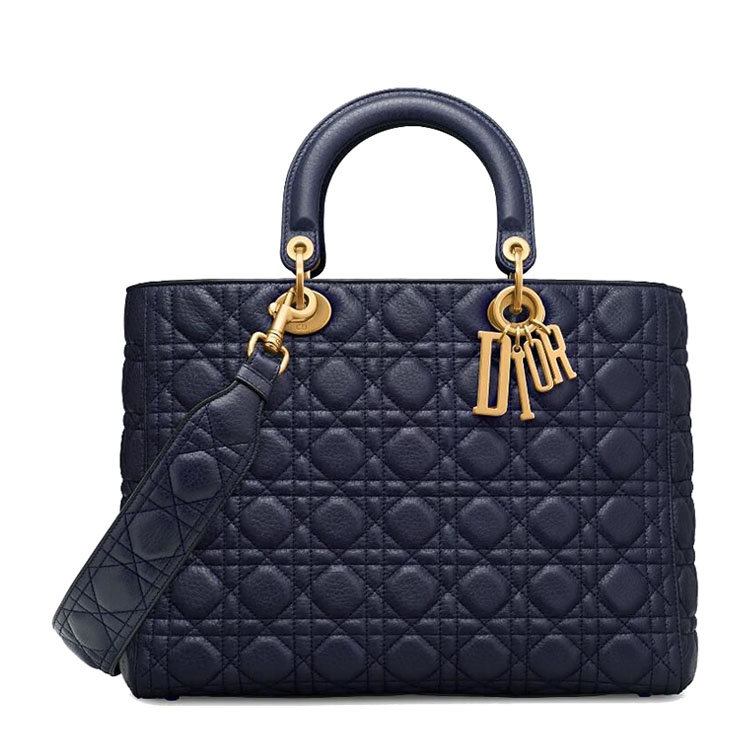 dior/迪奥 19年秋冬 百搭 女性 深蓝色 手提包 m0584cvvw -85b