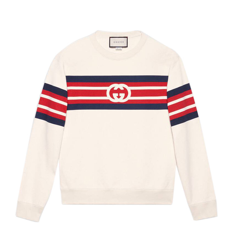 gucci/古驰 21年春夏 百搭 男性 米白色 男卫衣 626990 xjdah 9150