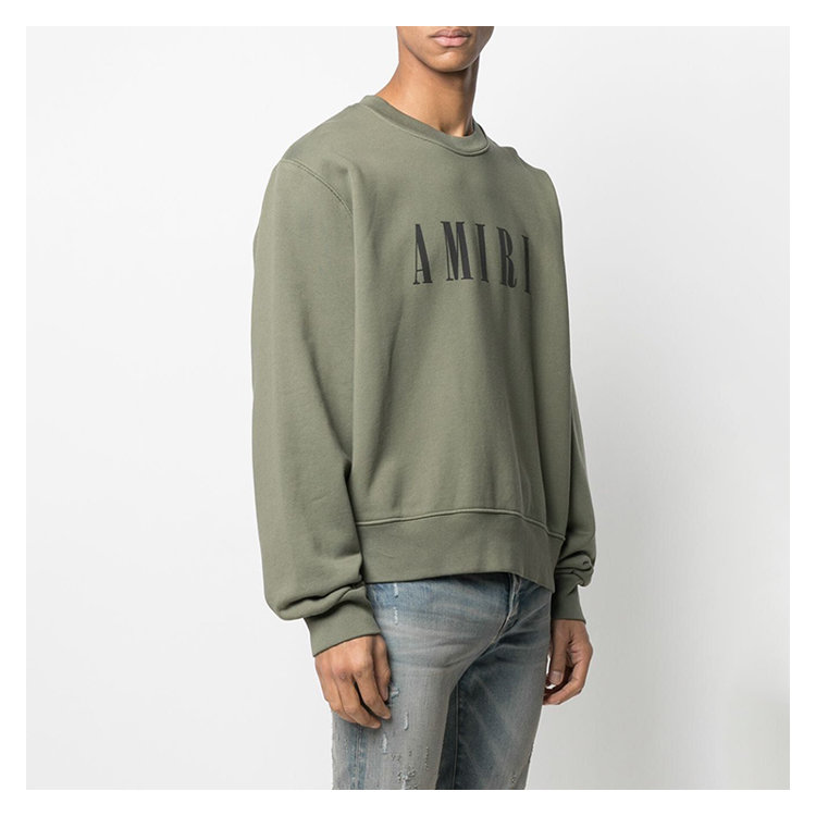 amiri/amiri 21年春夏 logo 男性 浅绿色 男卫衣 mjlc001301