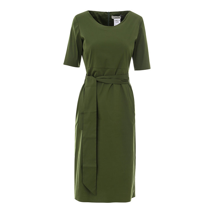 smax mara/smax mara 21年春夏 百搭 女性 绿色 女士连衣裙