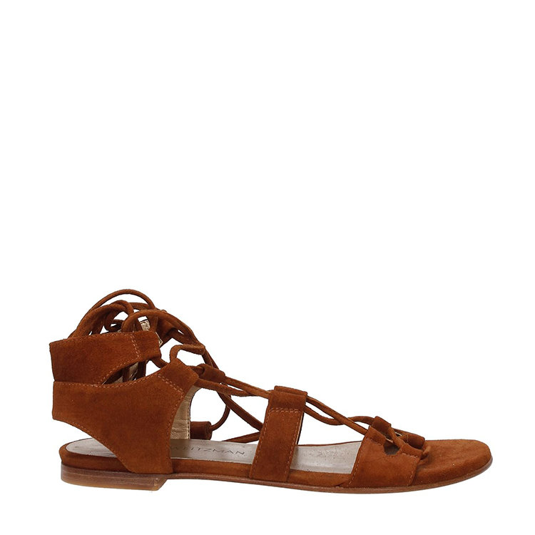 stuart weitzman/斯图尔特韦茨曼 20年秋冬 百搭 女性 棕色 平跟凉鞋