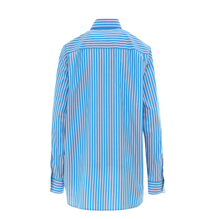 balenciaga/巴黎世家 21年春夏 百搭 女性 蓝色 女士长袖衬衫 658954