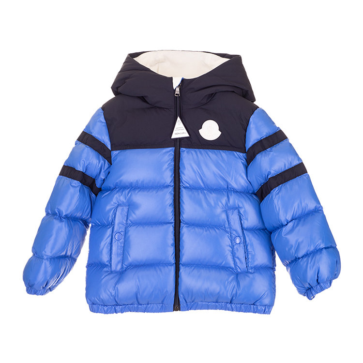 moncler/蒙克莱 20年秋冬 百搭 男女童通用 蓝色 儿童羽绒服 1a528