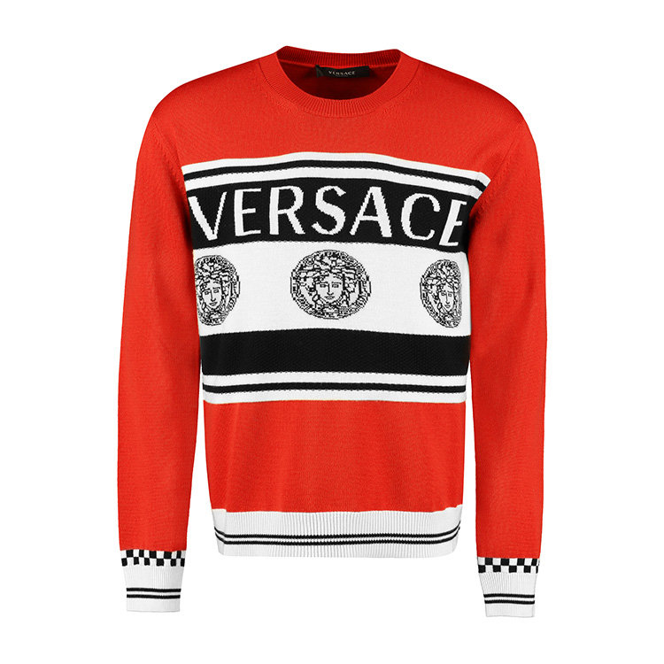versace/范思哲 21年春夏 男士服装 男性 红色 男士针织衫/毛衣 a8
