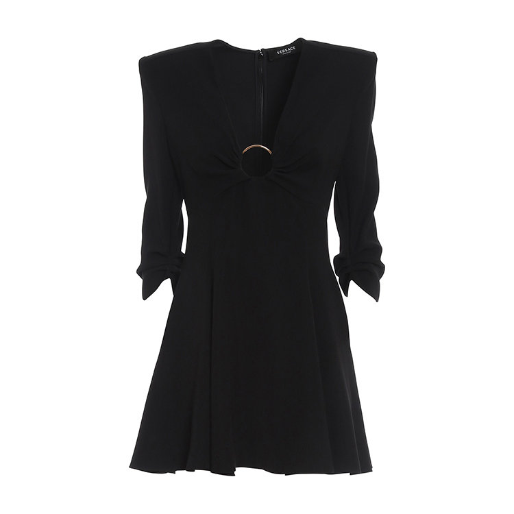 VERSACE/范思哲 21年春夏 女士服装 女装 女性 黑色 女士连衣裙 A88610_A236477_A1008
