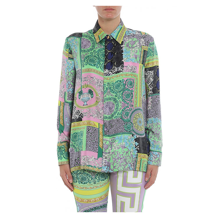VERSACE/范思哲 21年春夏 女士服装 女装 女性 混色 女士长袖衬衫 A82662_1F00456_5X000
