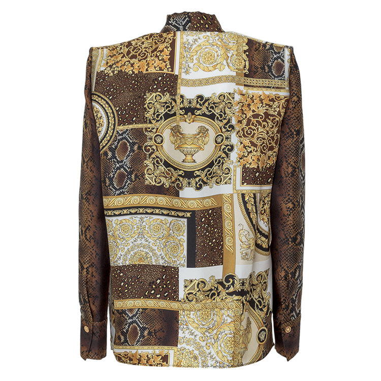 VERSACE/范思哲 21年春夏 女士服装 女性 金色 女士长袖衬衫 A883761F00456 5N030