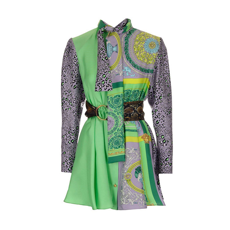 VERSACE/范思哲 21年春夏 女士服装 女装 女性 混色 女士连衣裙 A88498 1F003855L000