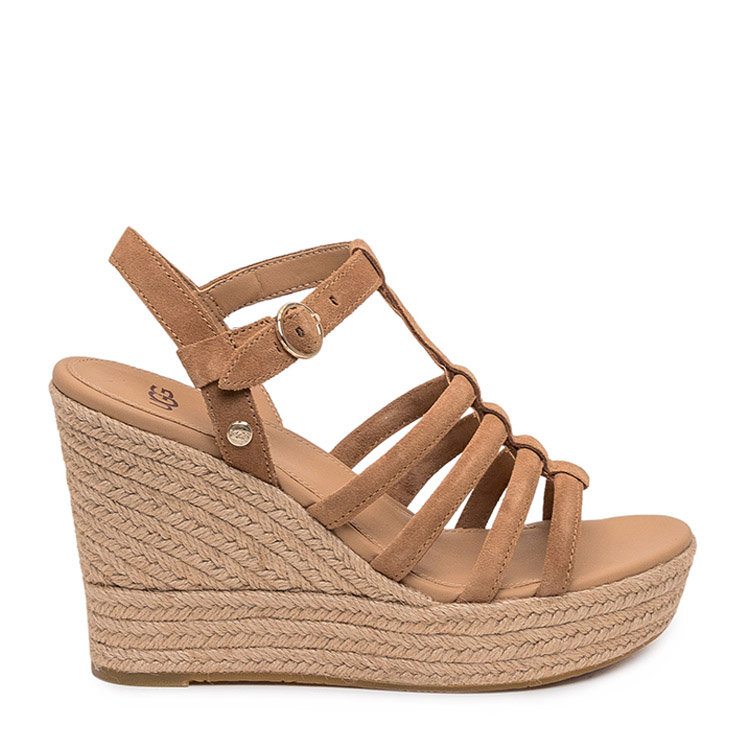 ugg/ugg 21年春夏 女士鞋 女性 棕色 坡跟凉鞋 ugscrescrsd1119952w