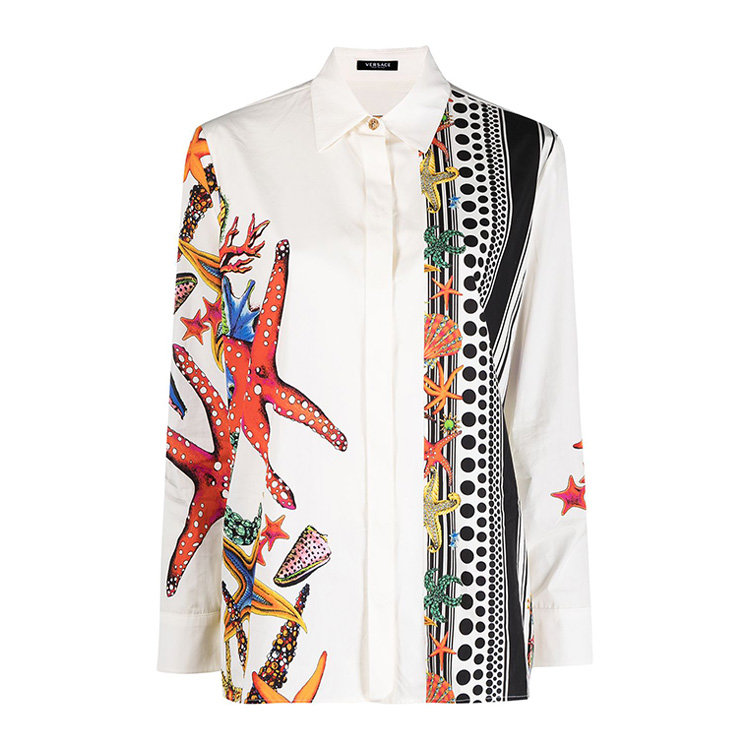 VERSACE/范思哲 21年春夏 女士服装 女性 混色 女士长袖衬衫 A89275 1F012385W000