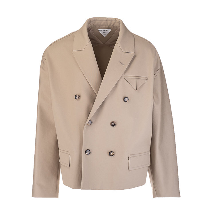 bottega veneta/葆蝶家 21年春夏 男士服装 男性 沙土色 男士夹克