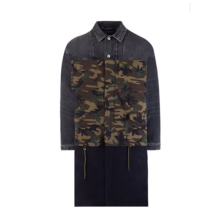 Balenciaga/巴黎世家 21年春夏 男士服装 男性 迷彩 男士夹克 659092 TKL14 2840