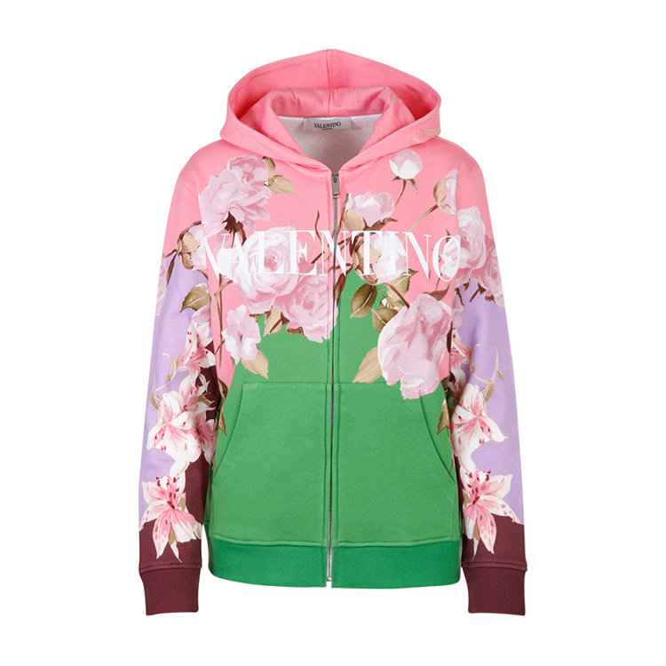 Valentino/华伦天奴 21年春夏 百搭 女性 花色 女卫衣 VB0MF09X.6F7_BG0