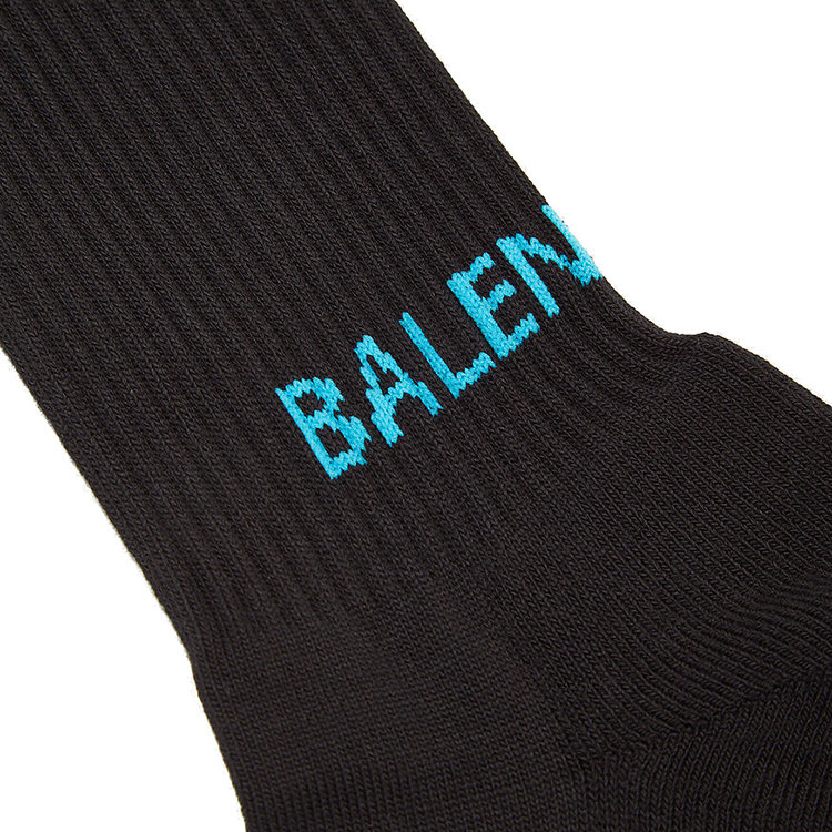 balenciaga/巴黎世家 21年春夏 男士袜子 男性 黑/蓝 男袜 622791 472