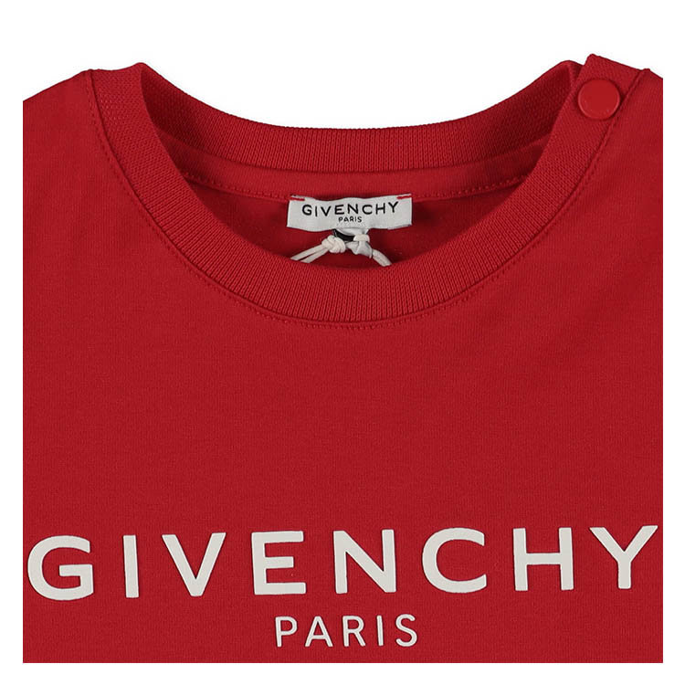 givenchy kids/纪梵希儿童 21年春夏 儿童男装 男童 红色 儿童t恤 h05