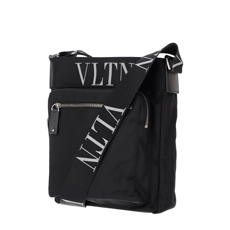valentino/华伦天奴 21年春夏 男包 男性 黑/白 斜挎包 ty2b0879 rpy