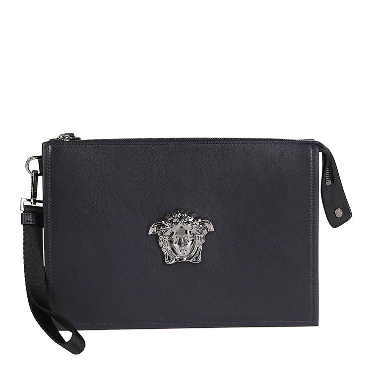 versace/范思哲 21年秋冬 男包 男性 黑色 手拿包 dp87631dvt8me1b00e