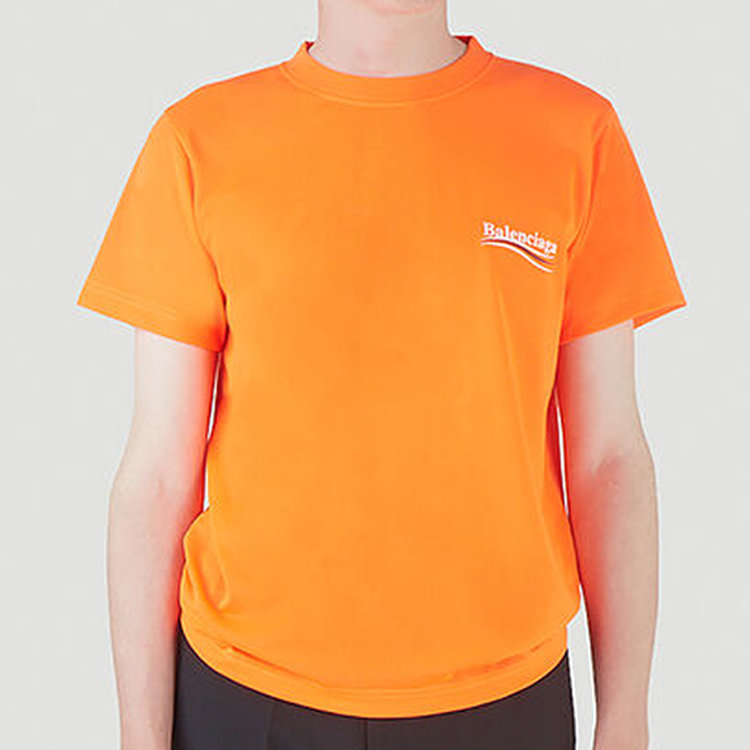balenciaga/巴黎世家 21年秋冬 男士服装 男性 橙色 男士短袖t恤