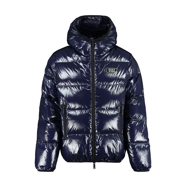 dsquared2/d二次方 21年秋冬 男士服装 男性 深蓝色 男士羽绒服 s74am