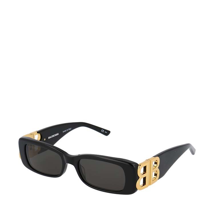 balenciaga/巴黎世家 21年春夏 配饰 通用 金色/黑色 太阳镜 bb0096s