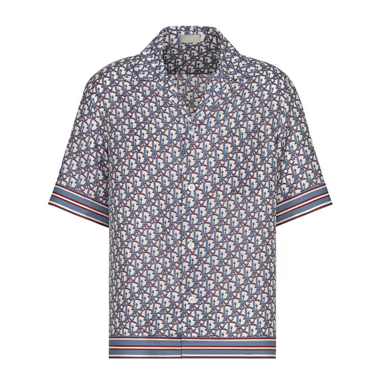 dior homme/迪奥桀傲 21年秋冬 男士服装 男性 印花 男士短袖衬衫 113