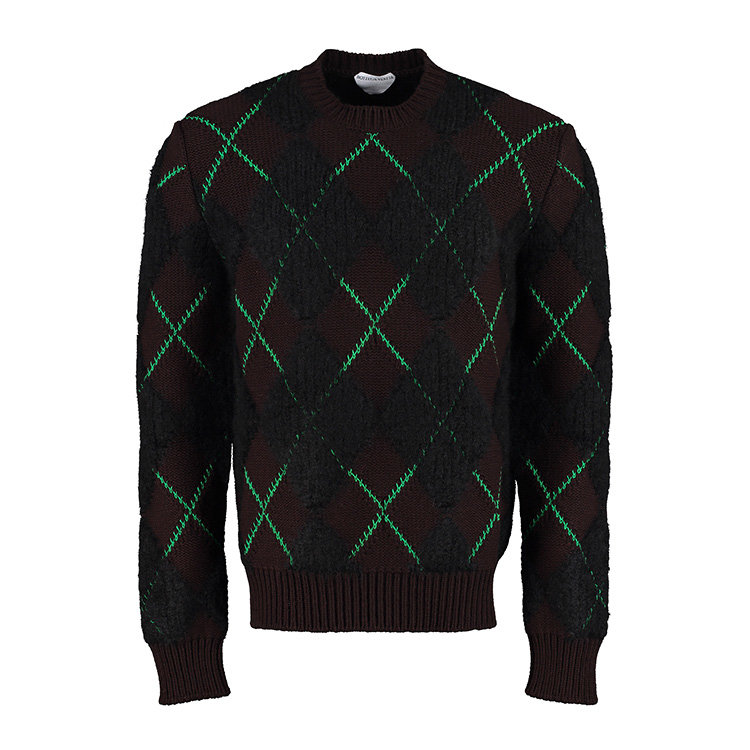 bottega veneta/葆蝶家 21年秋冬 男装 男性 棕色 男士针织衫/毛衣