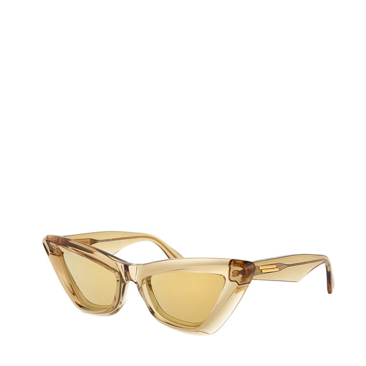 bottega veneta/葆蝶家 21年春夏 墨镜 女性 金色 太阳镜 bv1101s 007