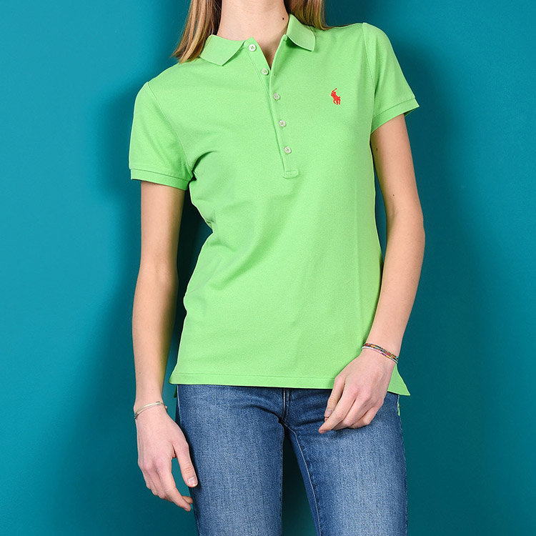 polo ralph lauren/拉夫劳伦马球 21年春夏 logo 女性 绿色 女士短