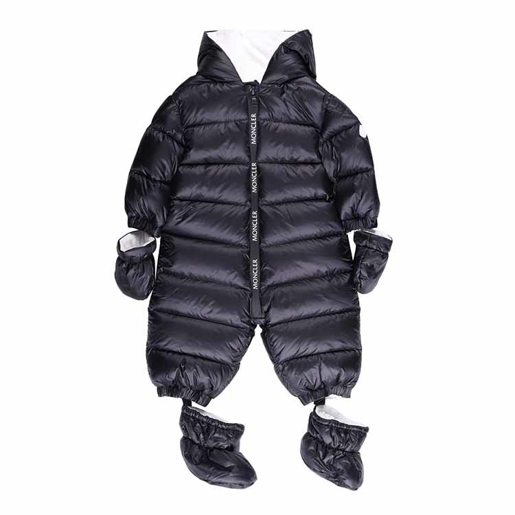 moncler/蒙克莱 21年秋冬 童装 男童 黑色 儿童羽绒服 1g