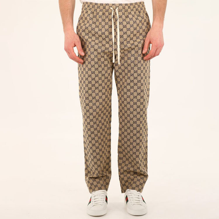 gucci/古驰 21年秋冬 男装 男性 深米 男士休闲裤 658090z8aov9078