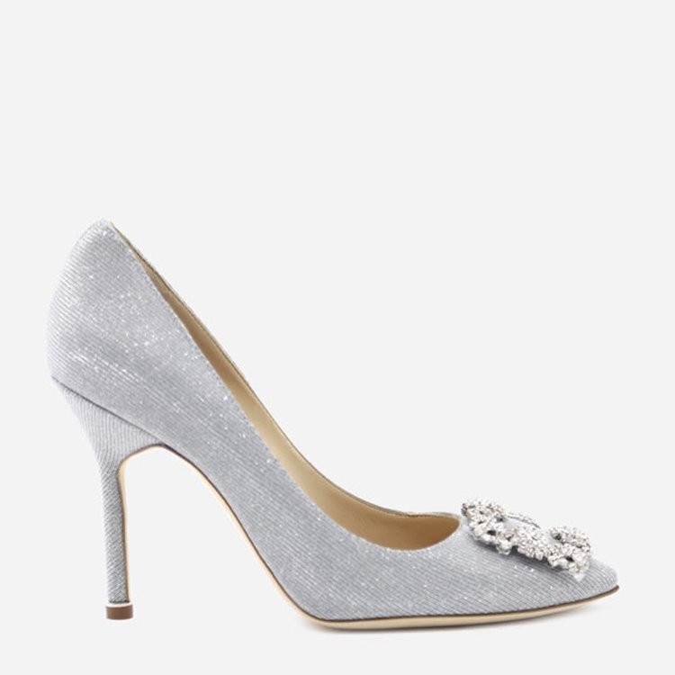 manolo blahnik/manolo blahnik 21年秋冬 百搭 女性 银色 高跟鞋