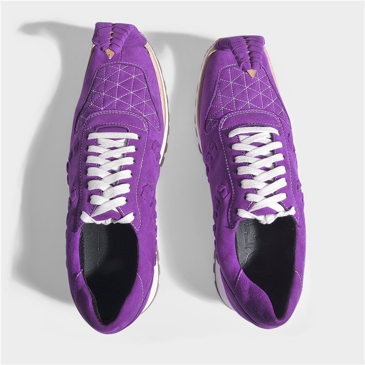 loewe/罗意威 19年春夏 椰子鞋 女性 跑步鞋 时尚 紫色 女士休闲运动